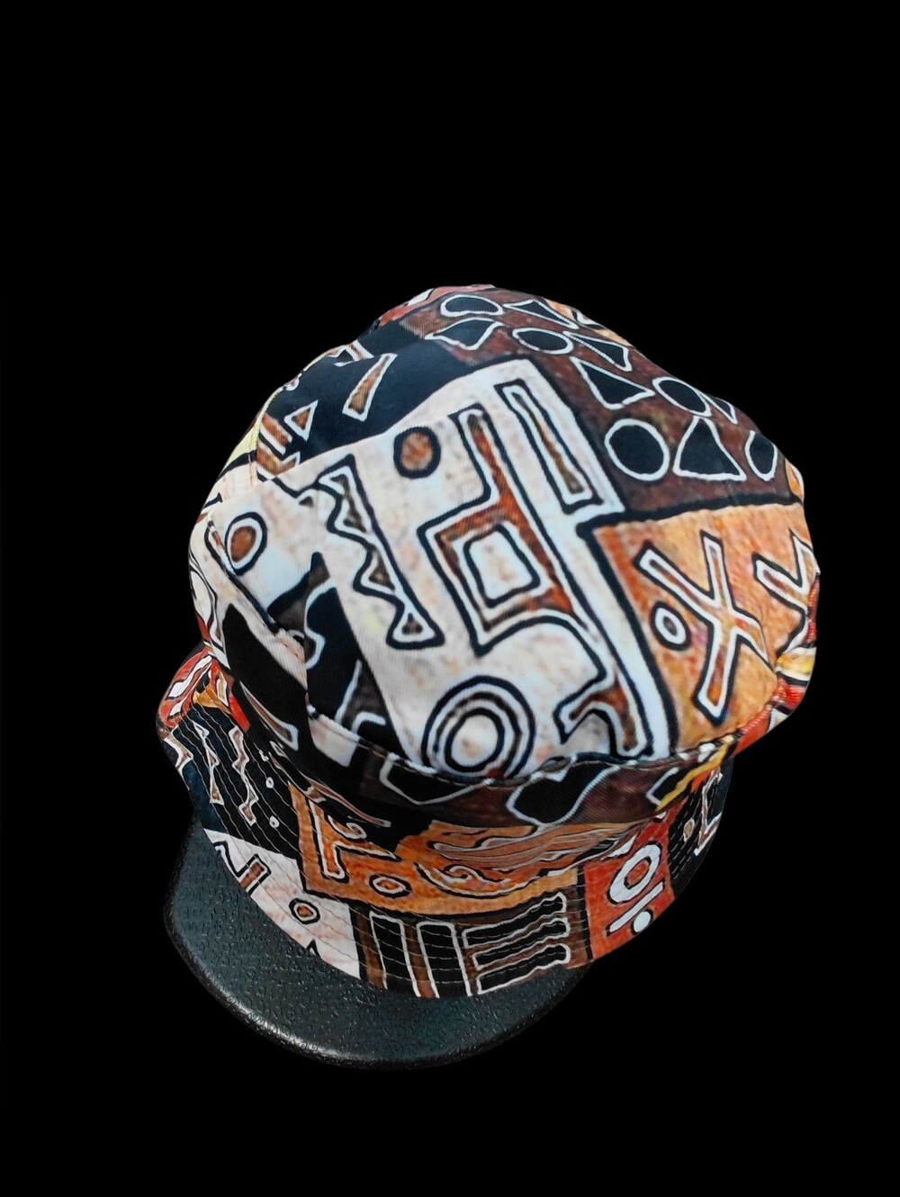 Abstract Geo-Print Unisex Bucket Hat 22"/23" - Picture 4 of 5